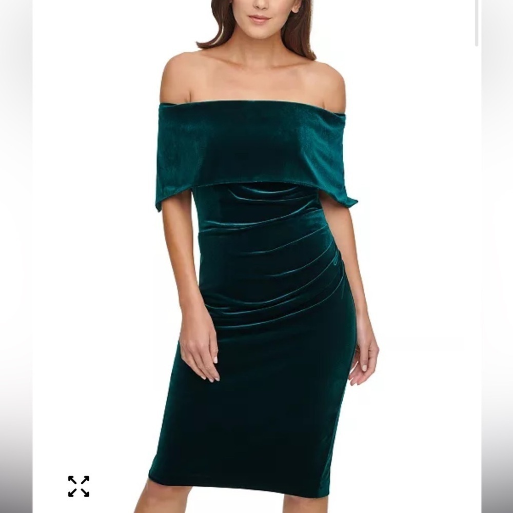 Vince Camuto Womens Velvet Mini Dress
